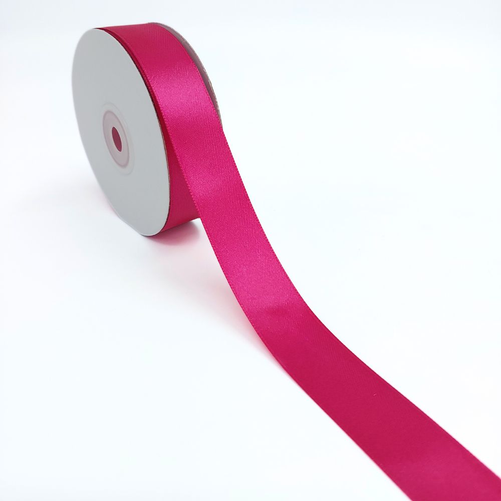 Satin Ribbon 25mm - Cerise
