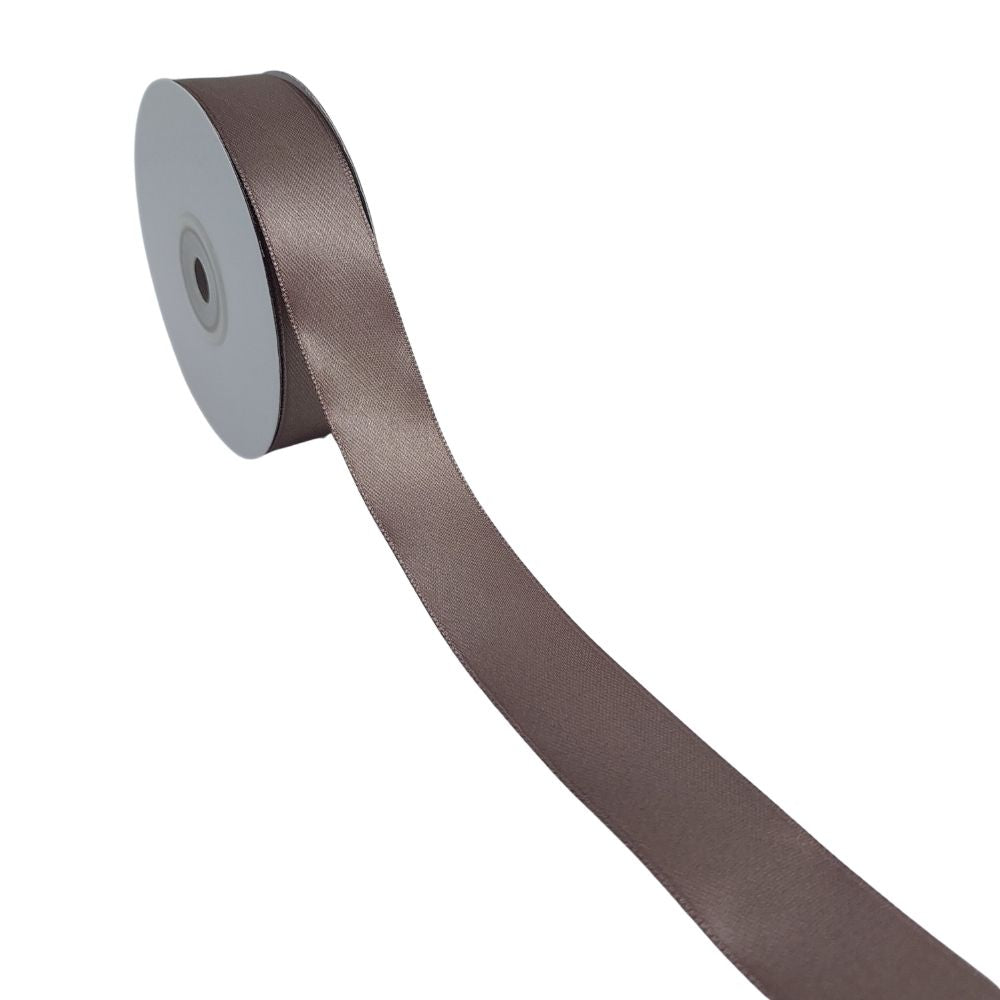 Satin Ribbon 25mm - Mushroom