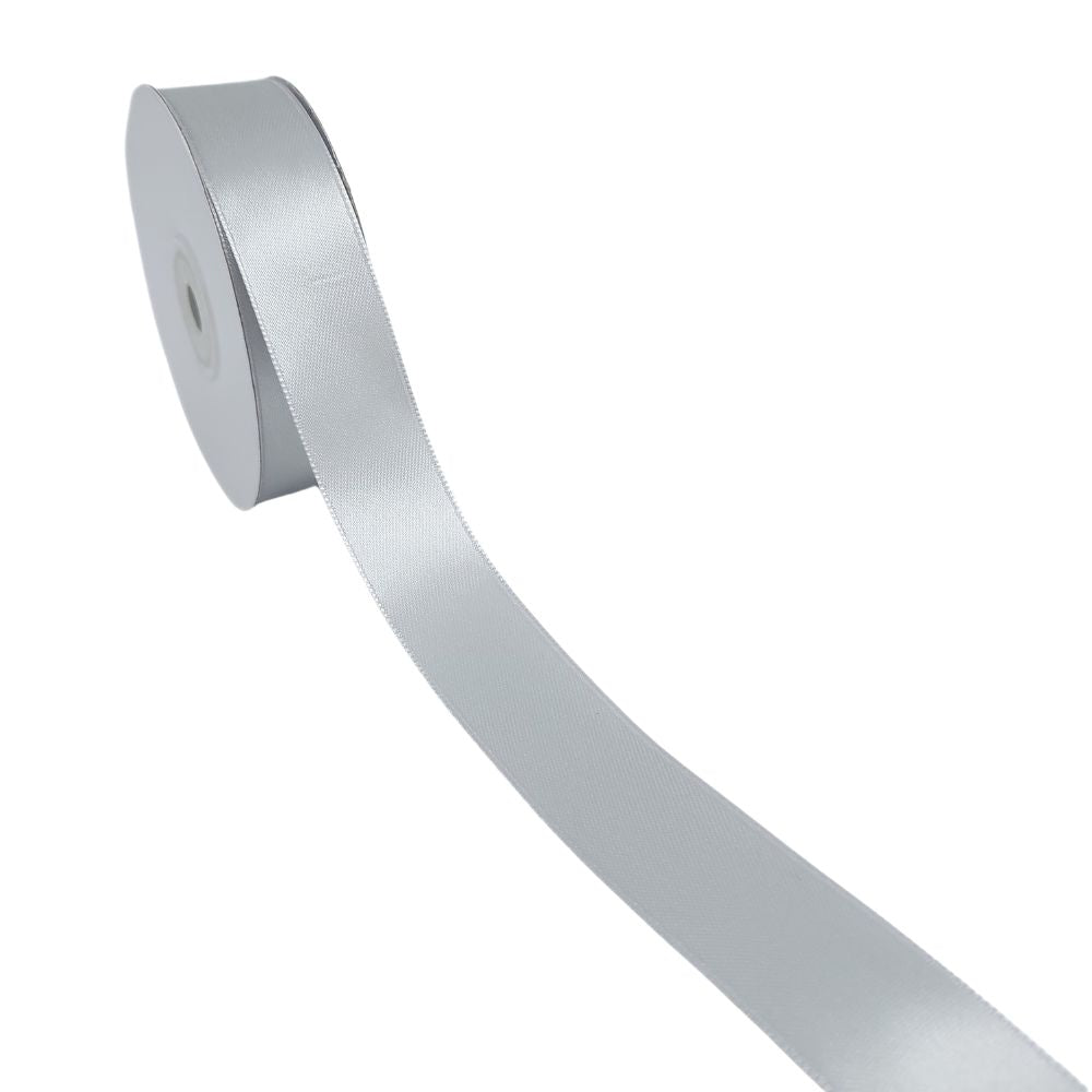 Satin Ribbon 25mm - Silver