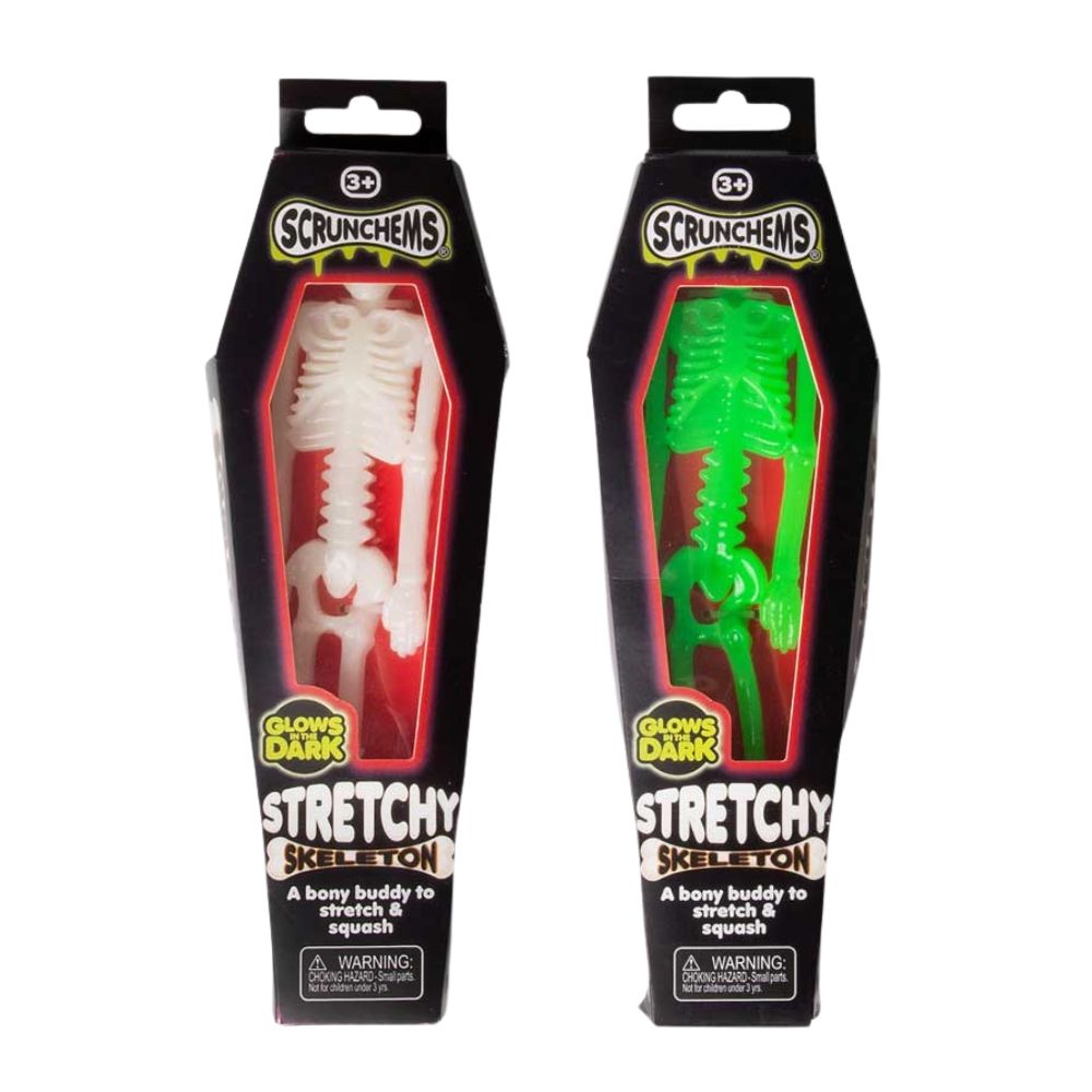 Scrunchems Stretchy Squishy Glow in the Dark Skeleton