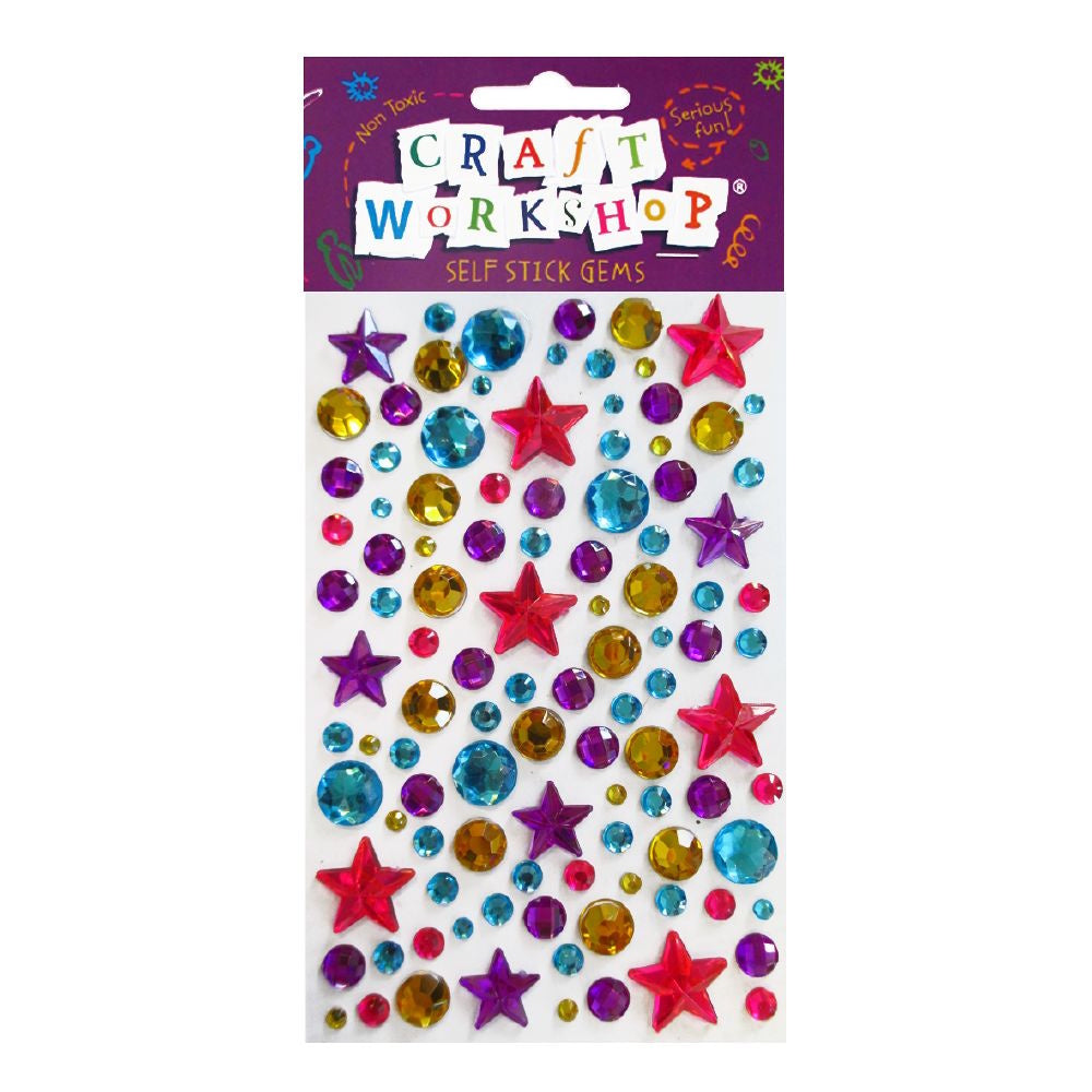 Self Stick Gems - Bright Stars 105pk