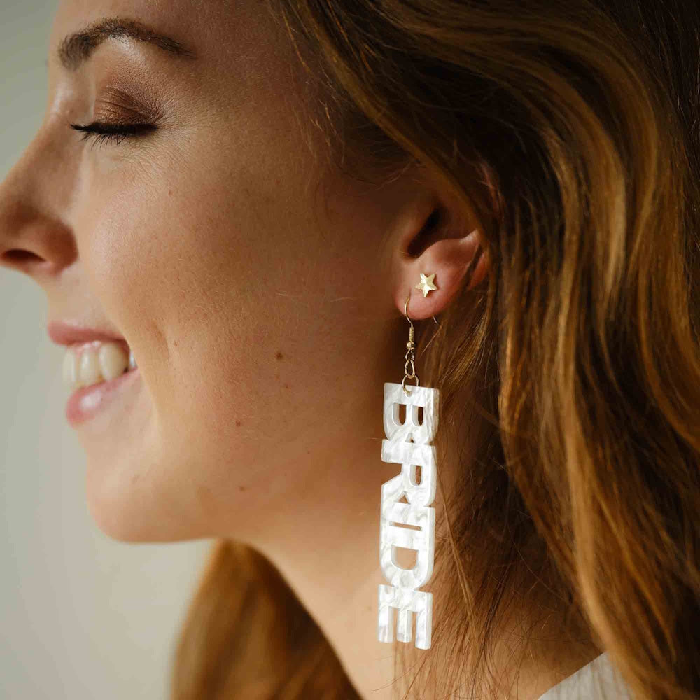 She's Tying the Knot Bride Earrings