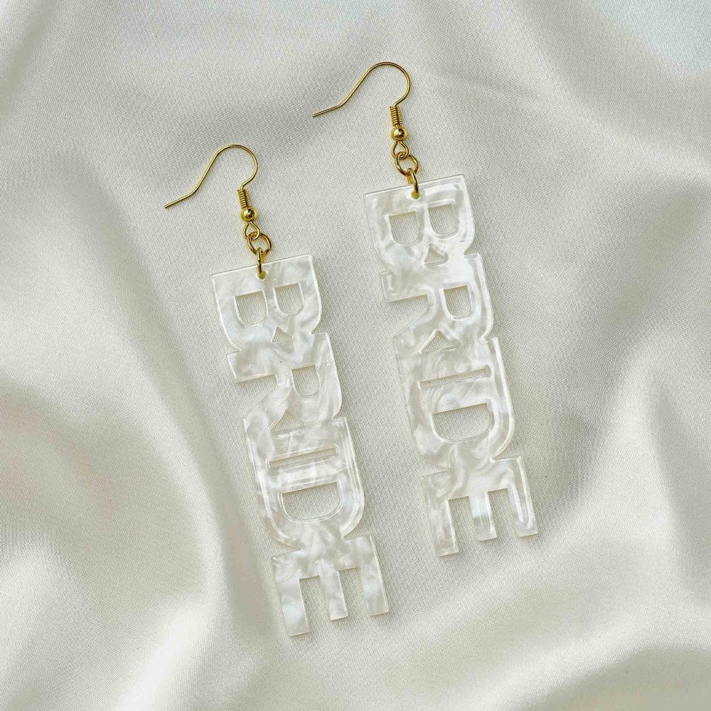 She's Tying the Knot Bride Earrings