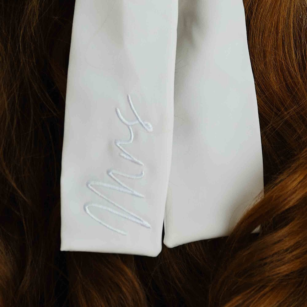 She's Tying the Knot Bride Hair Bow