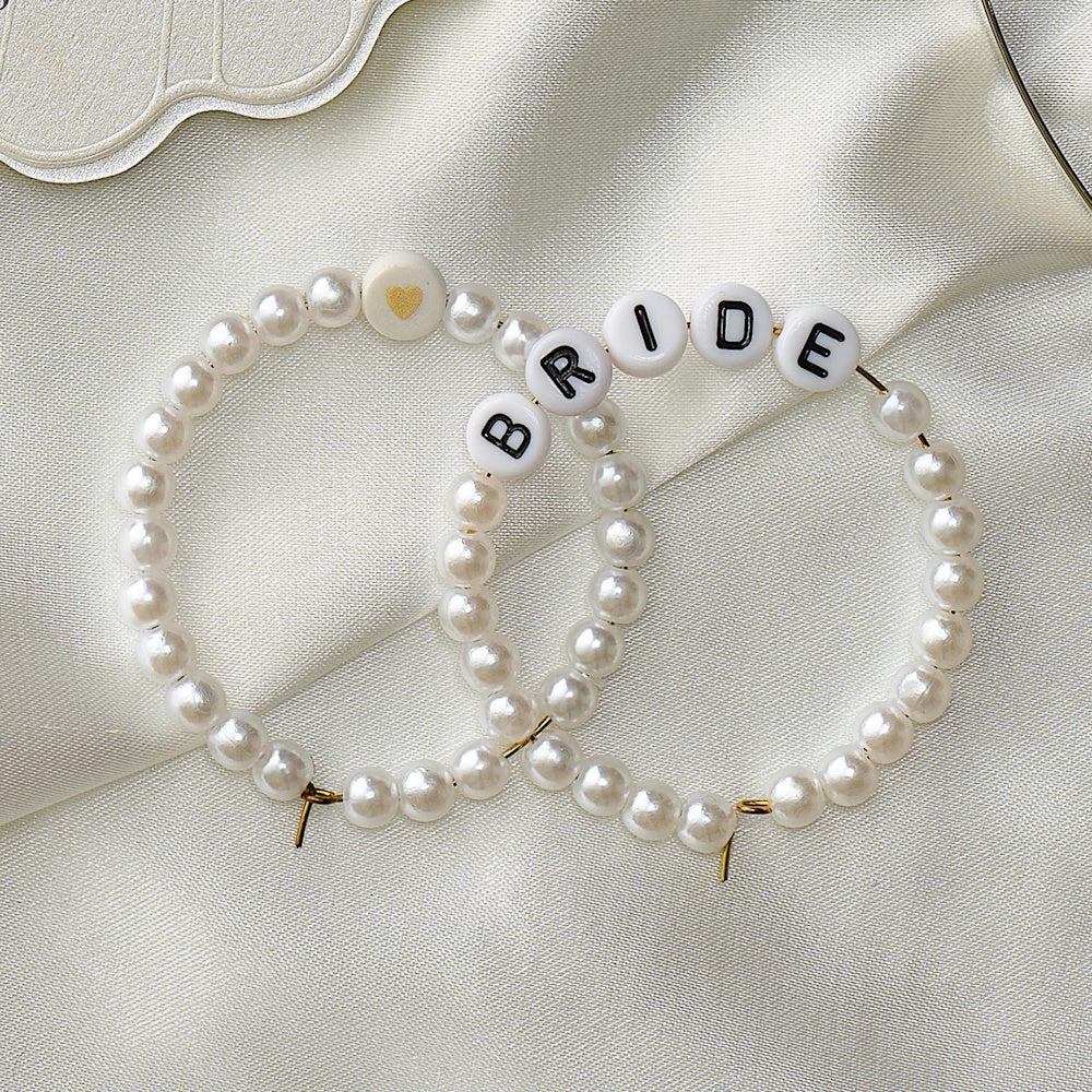 She's Tying the Knot Whited Beaded Drinks Markers 6pk