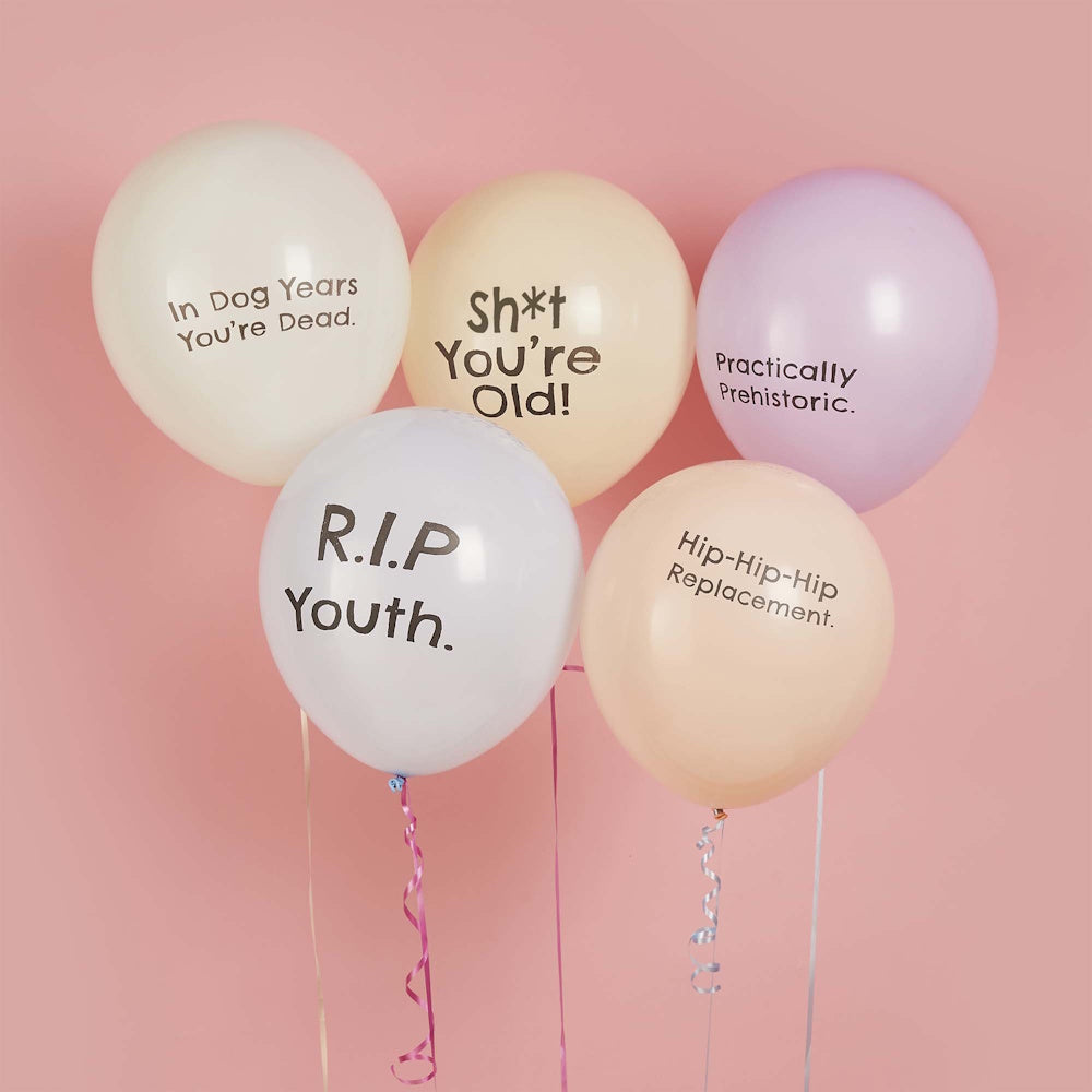Sh*t You're Old Balloon Bundle