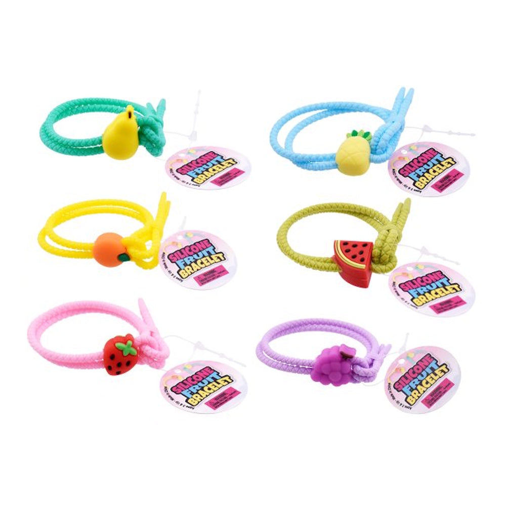 Silicone Fruit Bracelet