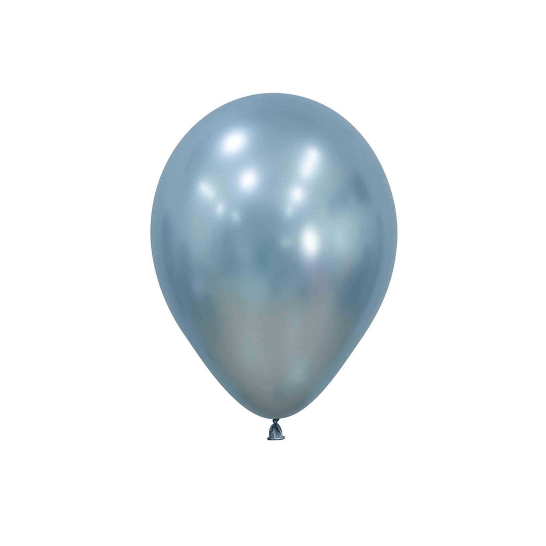 Silk Arctic Blue Balloons 12cm 10pk