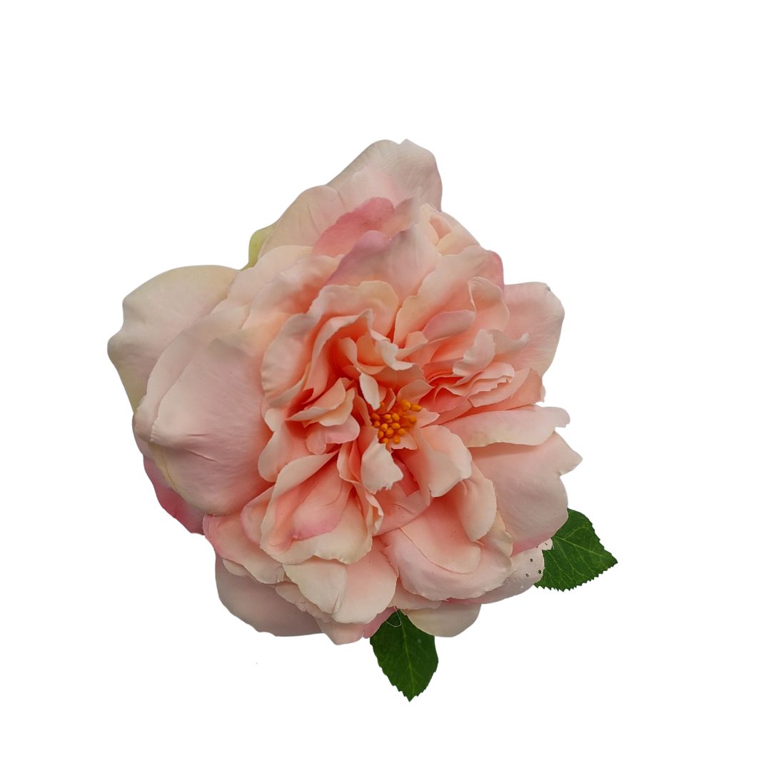 Single Artificial Large Cabbage Rose Flower