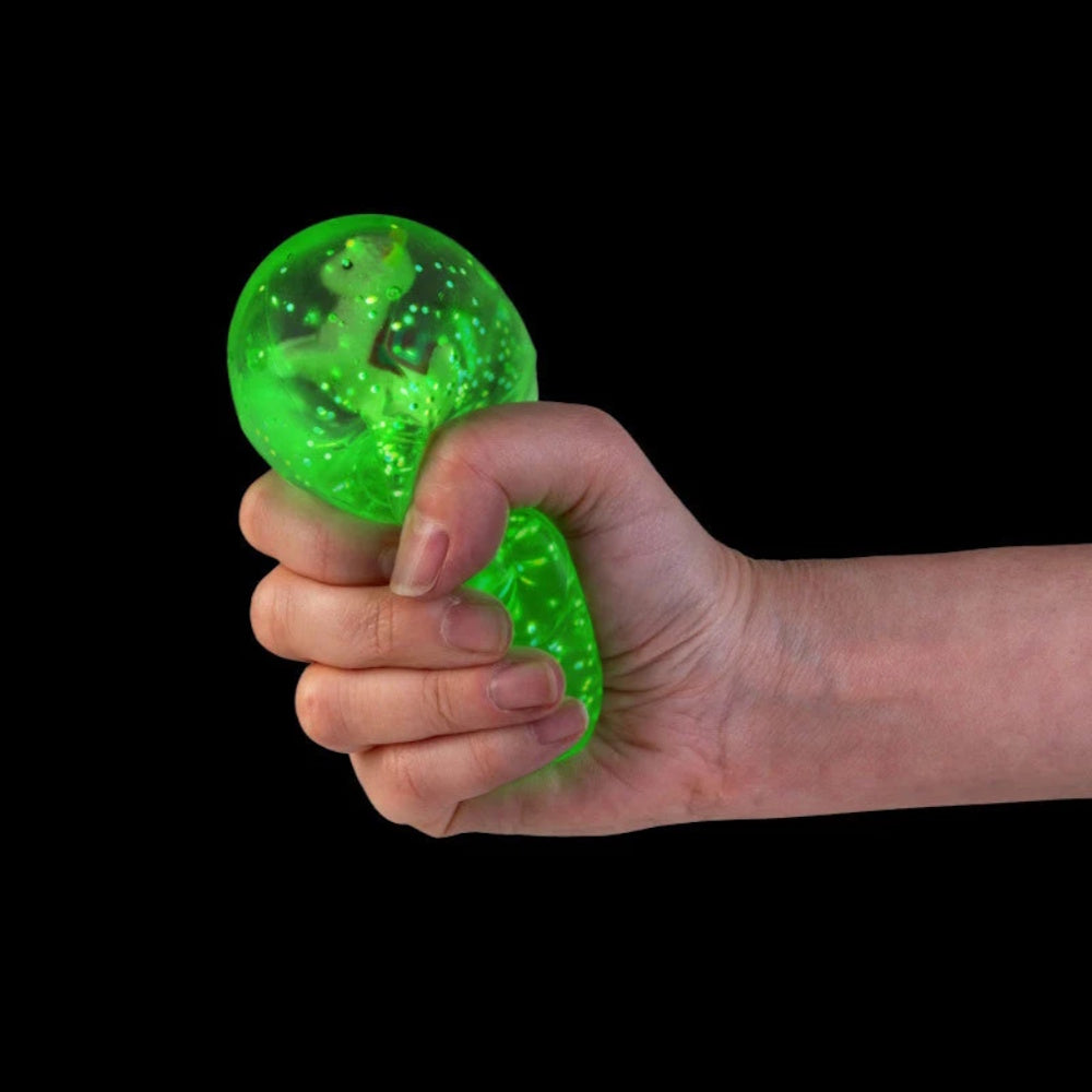 Smoosho’s Super Squeeze Diamond Sphere Glow-in-the-Dark Alpaca