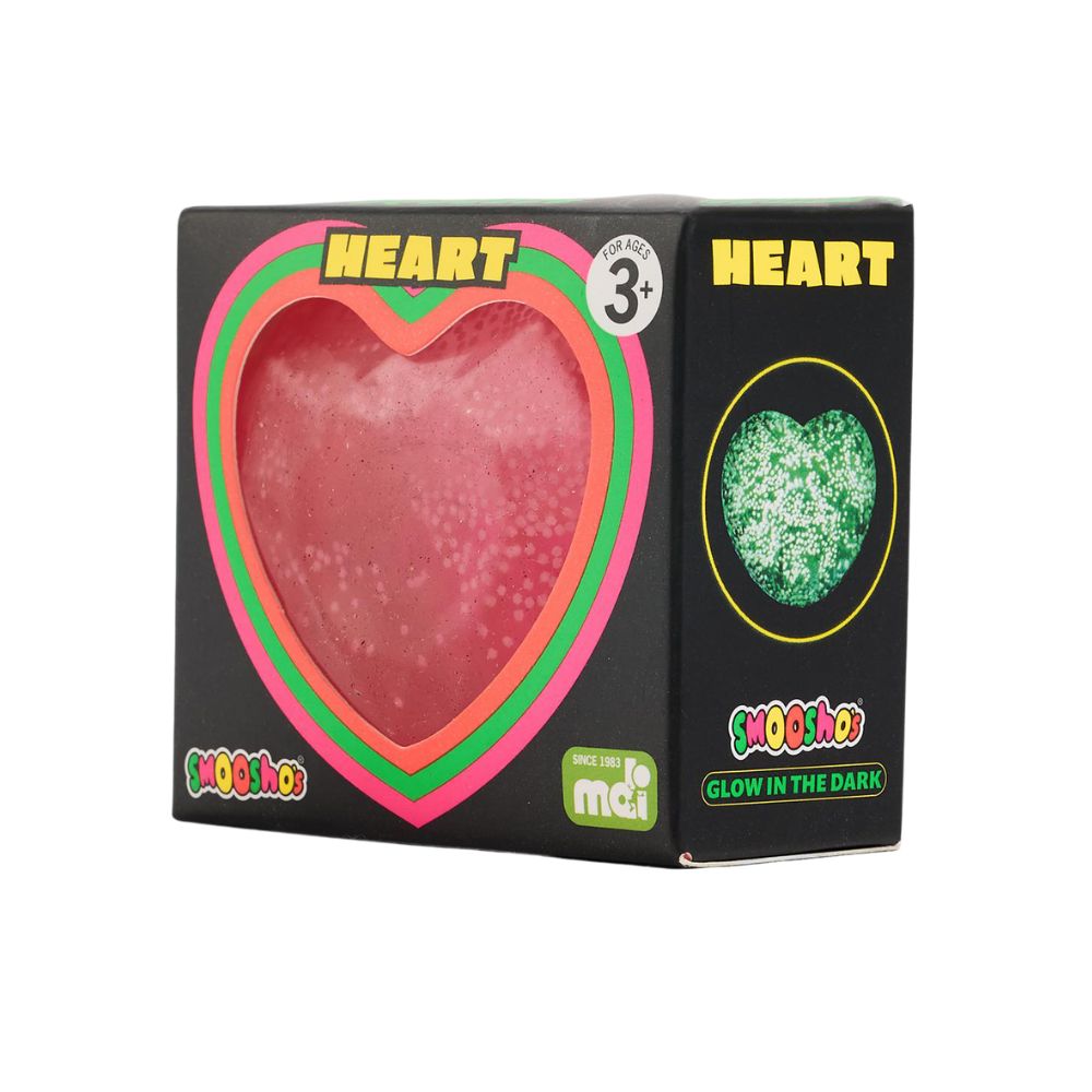 Smoosho’s Super Squeeze Glow-in-the-Dark Heart