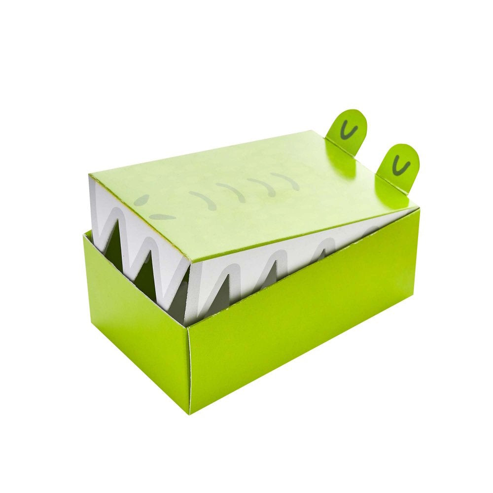 Snappy Birthday Crocodile Cake or Favour Boxes 10pk