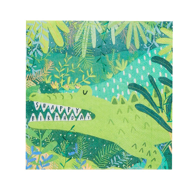 Snappy Birthday Lunch Napkins 16pk