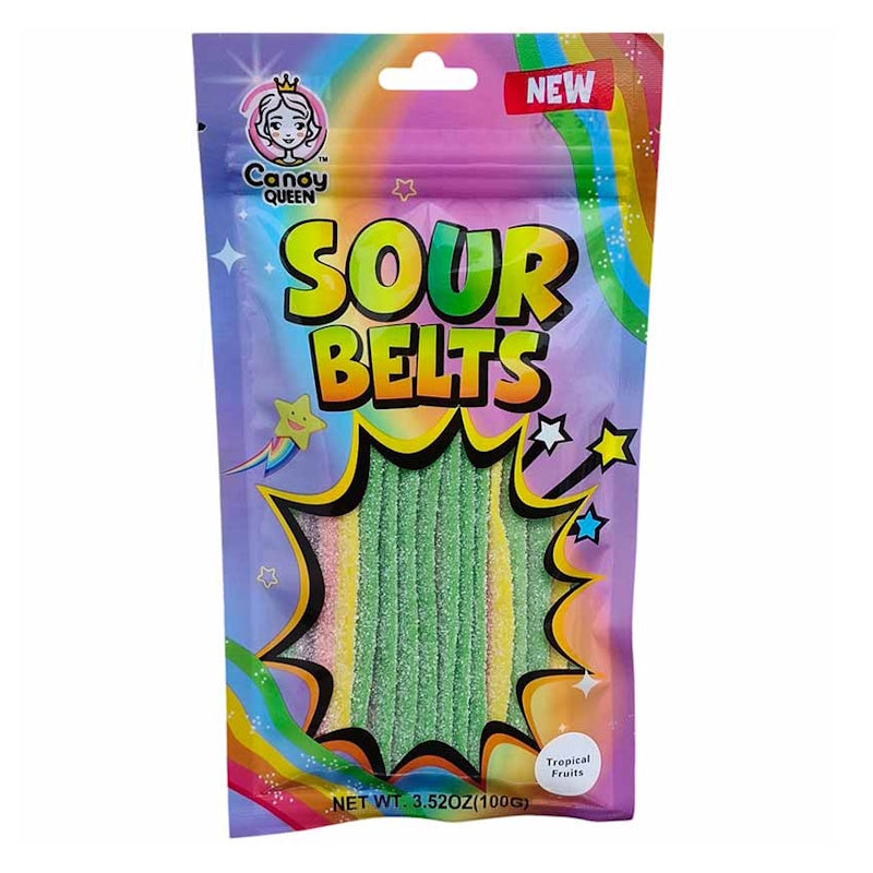 Rainbow Sour Belts Candy