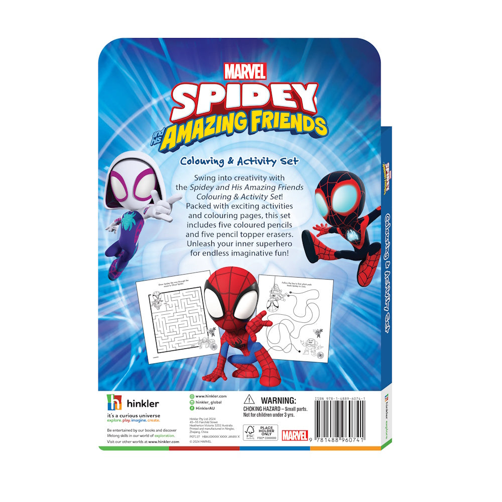 Spidey & His Amazing Friends Colouring & Activity Set