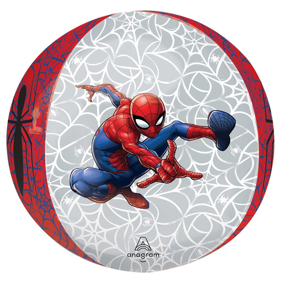 Spiderman Spider & Web Orbz Balloon