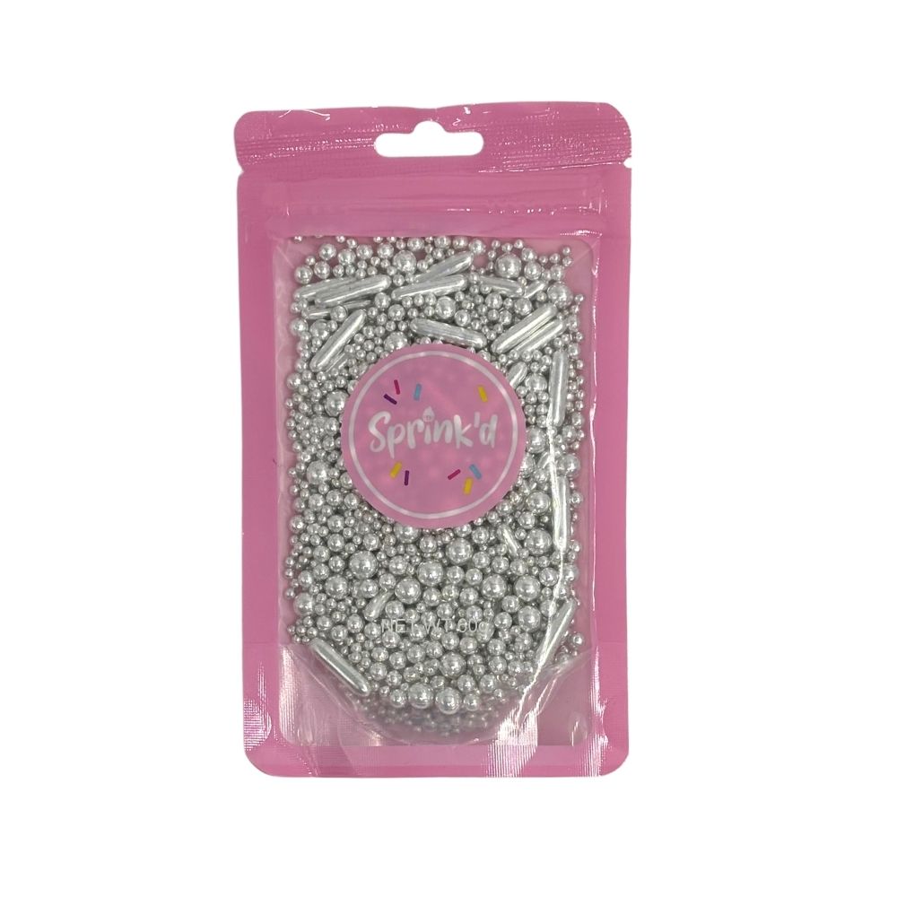 Sprink'd Silver Metallic Sprinkle Mix
