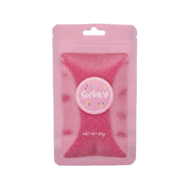 Sprink'd Fine Sanding Sugar - Bright Pink