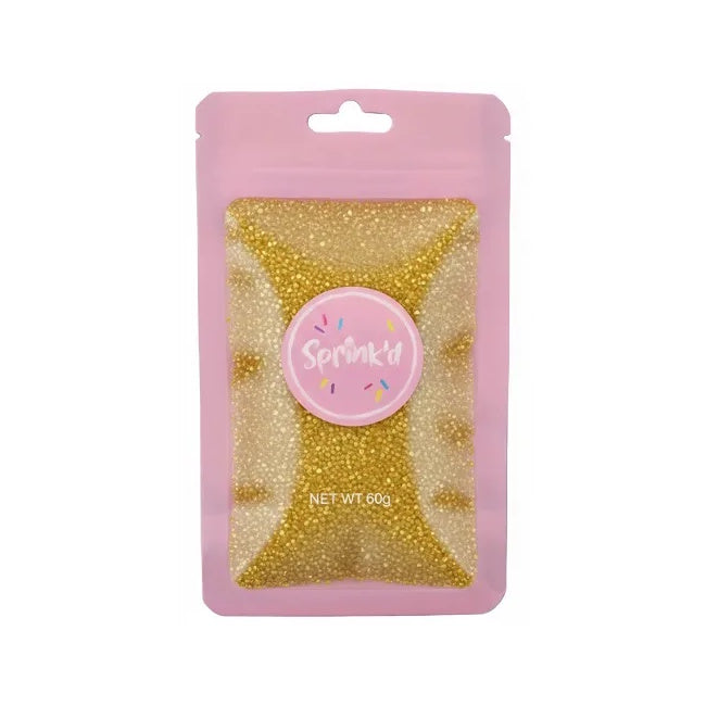 Sprink'd Fine Sanding Sugar - Gold