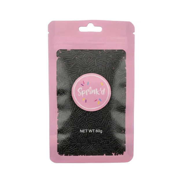 Sprink'd Sprinkles - Black Jimmies