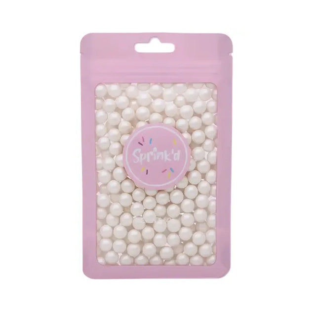 Sprink'd Sugar Balls Pearl White 8mm