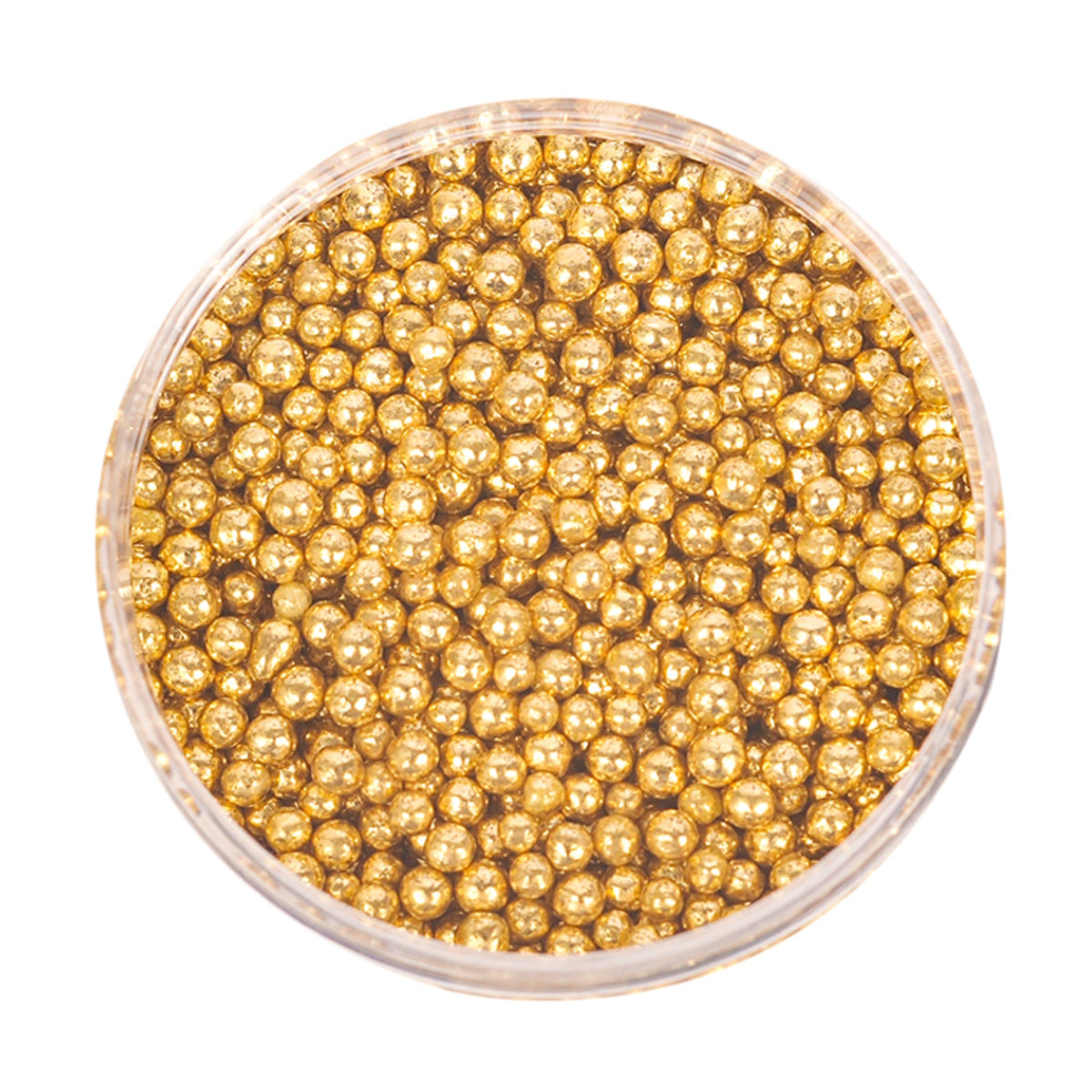 Sprinks Crunchy Shiny Gold Sprinkles (Cachous) 2mm