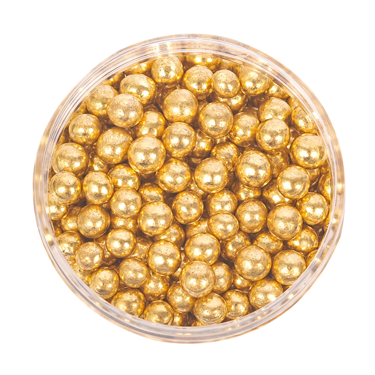 Sprinks Crunchy Shiny Gold Sprinkles (Cachous) 4mm
