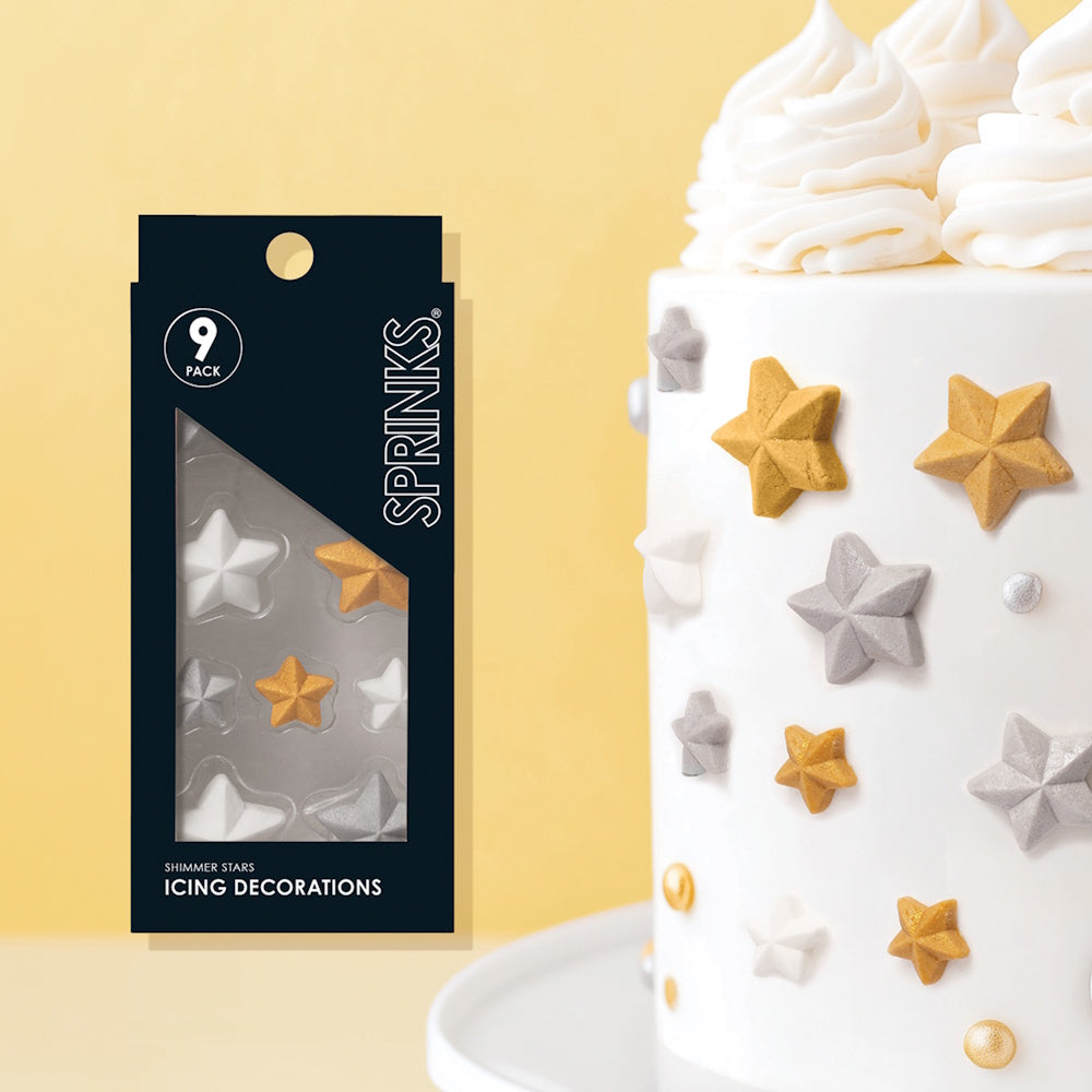 Sprinks Icing Decorations - Shimmer Stars