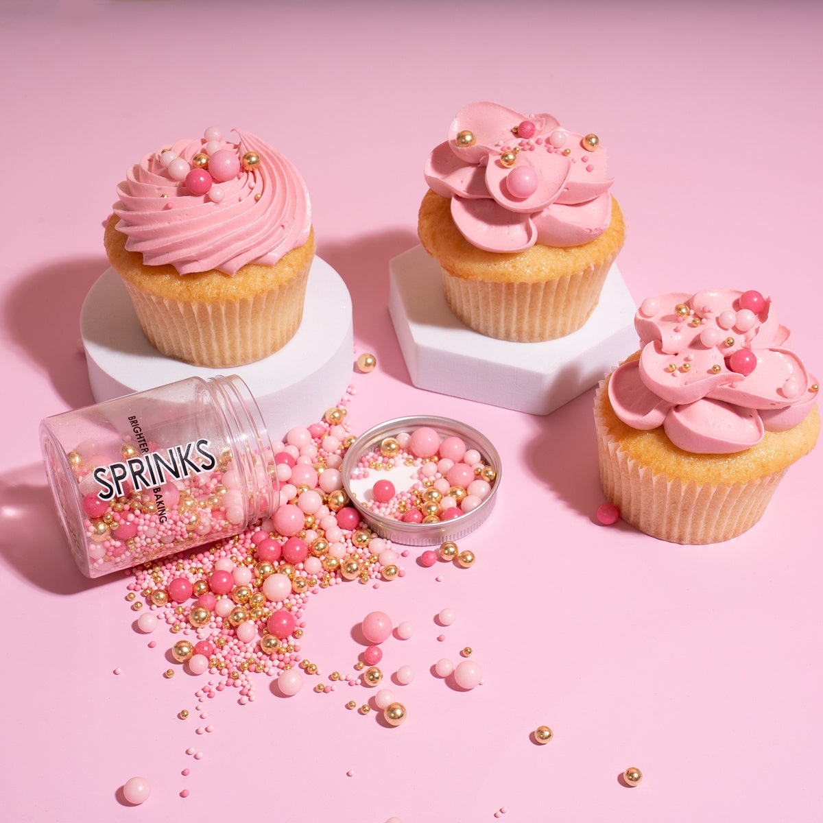 Sprinks Pink Velvet Crunch Sprinkles
