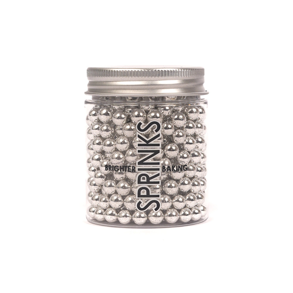 Sprinks Shiny Silver Sprinkles 6mm