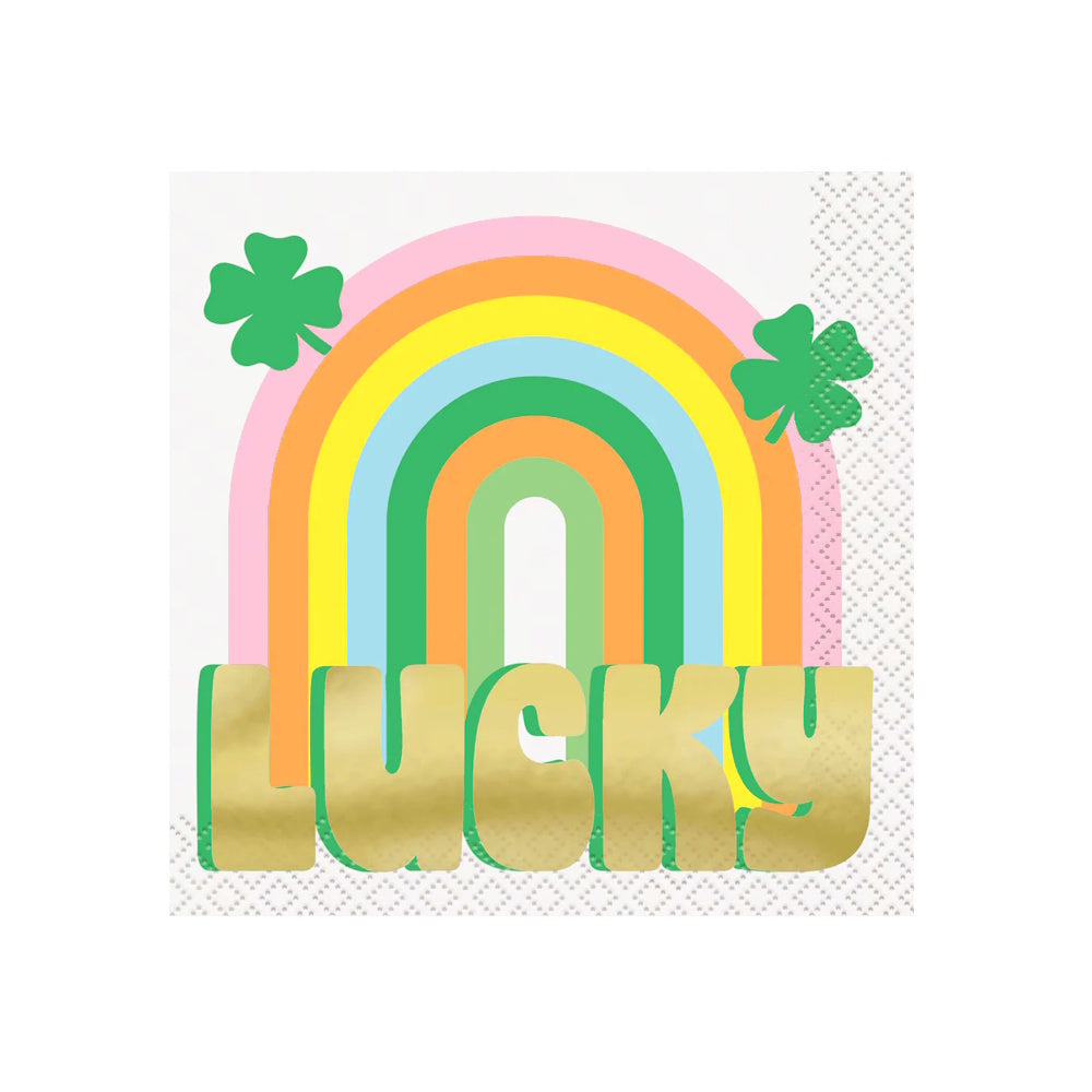 St Pats Lucky Beverage Napkins 16pk