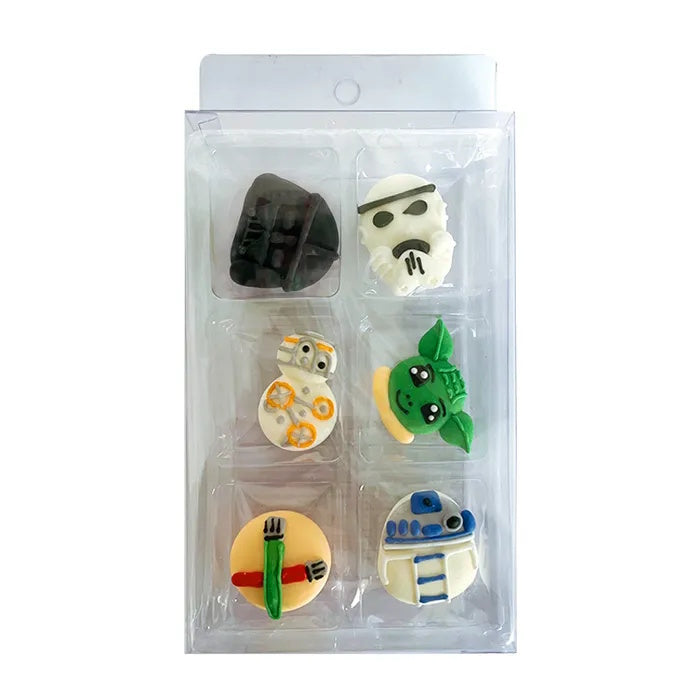 Sugar Icing Decorations 6pk - Star Wars