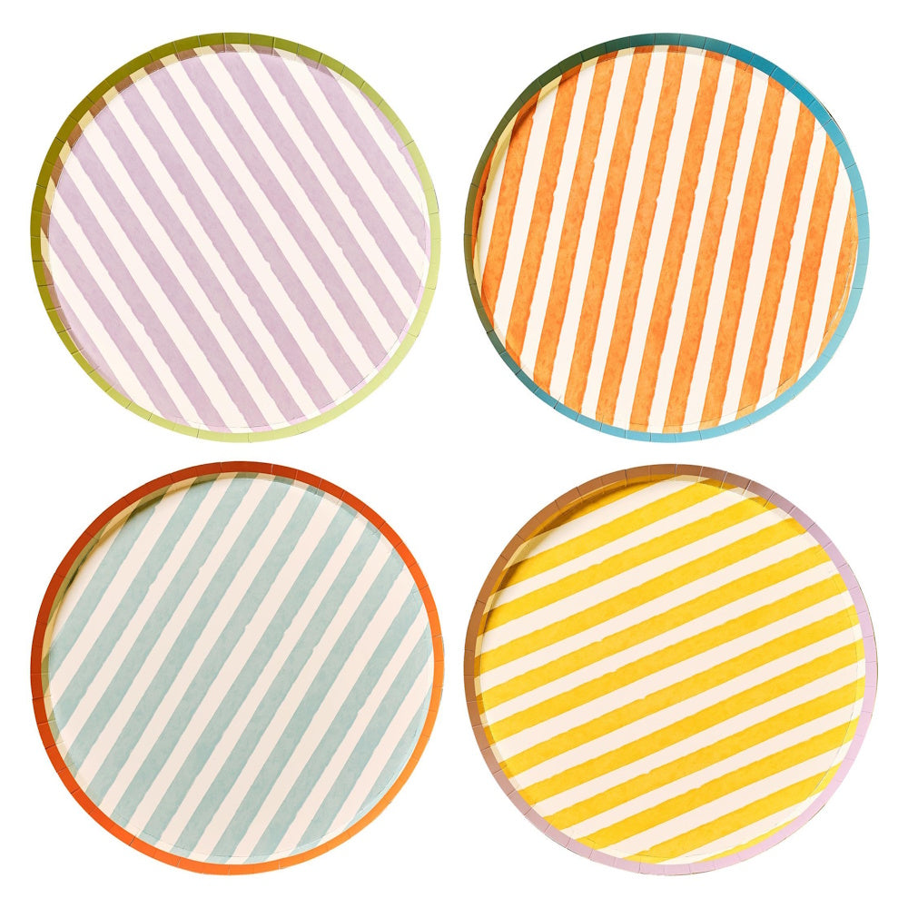 Stripe Hype Plates 8pk