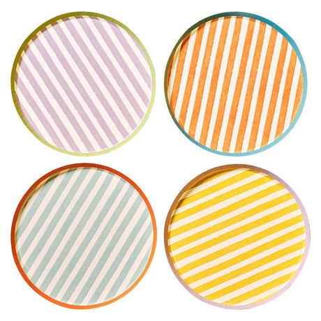 Stripe Hype Plates 8pk
