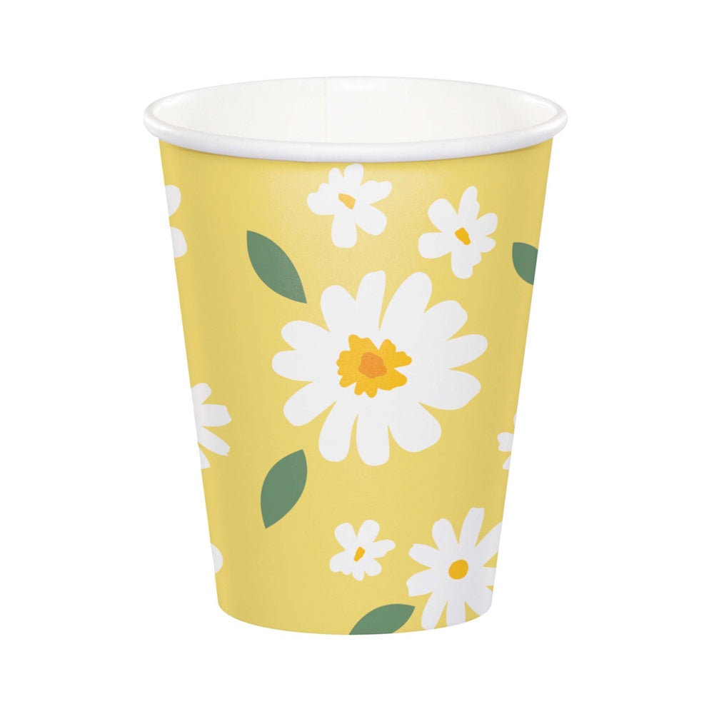 Sweet Daisy Cups 8pk