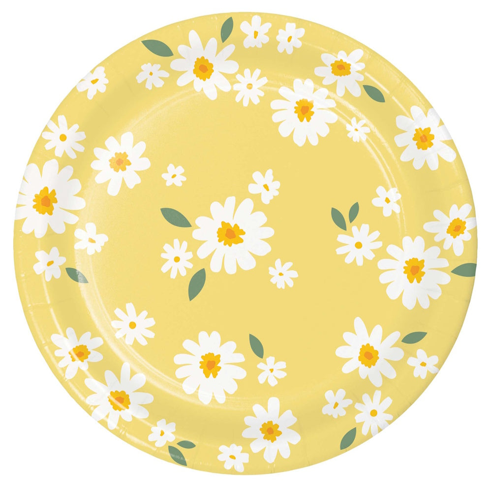 Sweet Daisy Dinner Plates 8pk