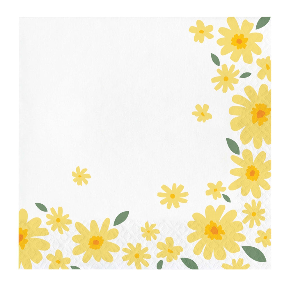 Sweet Daisy Lunch Napkins 16pk