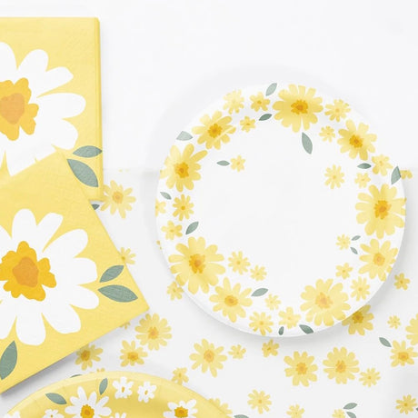Sweet Daisy Lunch Plates 8pk