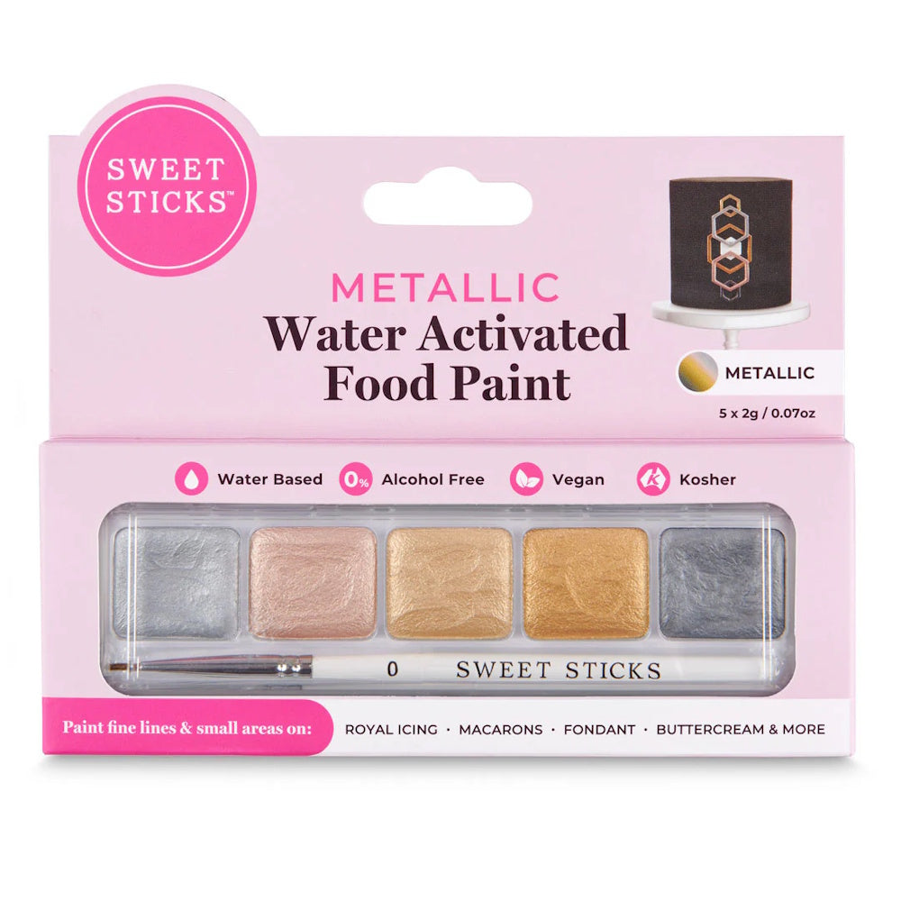 Sweet Sticks Water Activated Mini Palette - Metallic