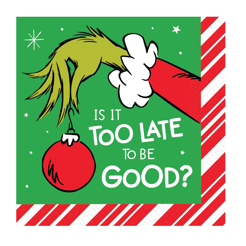 The Grinch Lunch Napkins 16pk