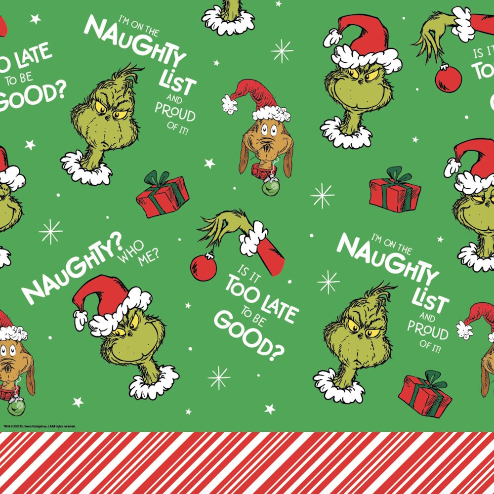 The Grinch Paper Tablecover