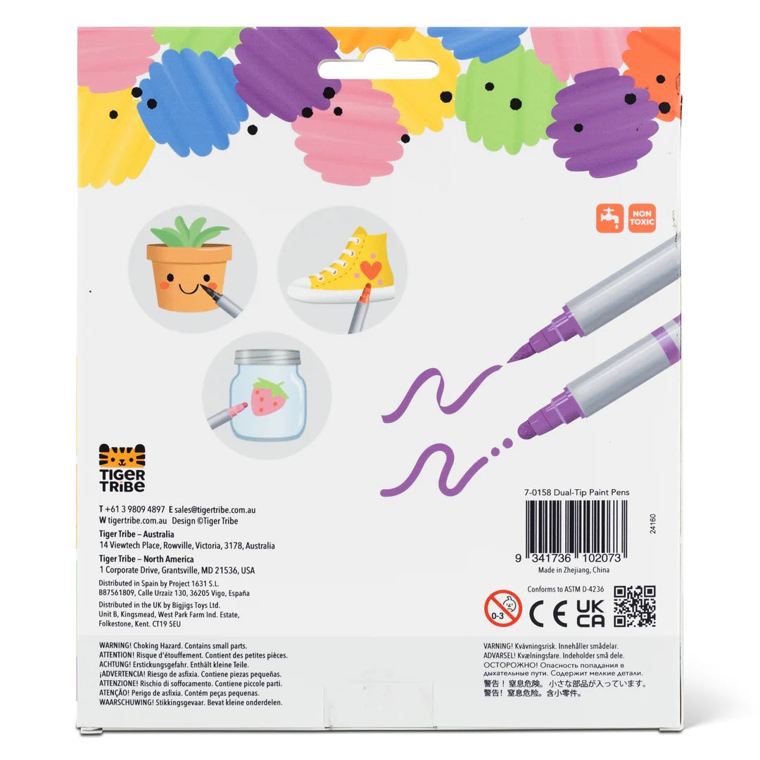 Dual-Tip Paint Pens 8pk