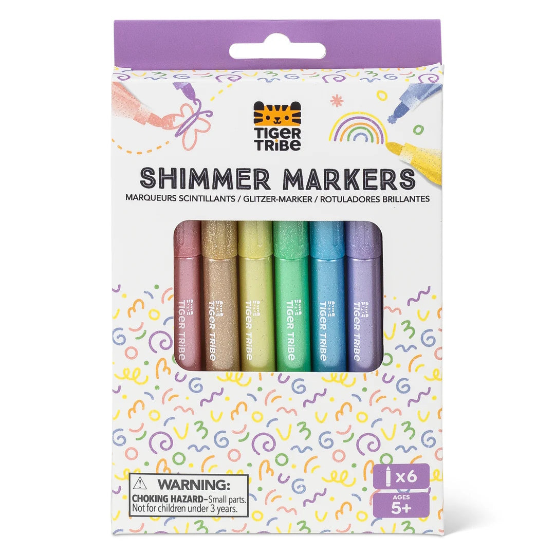 Shimmer Markers 6pk