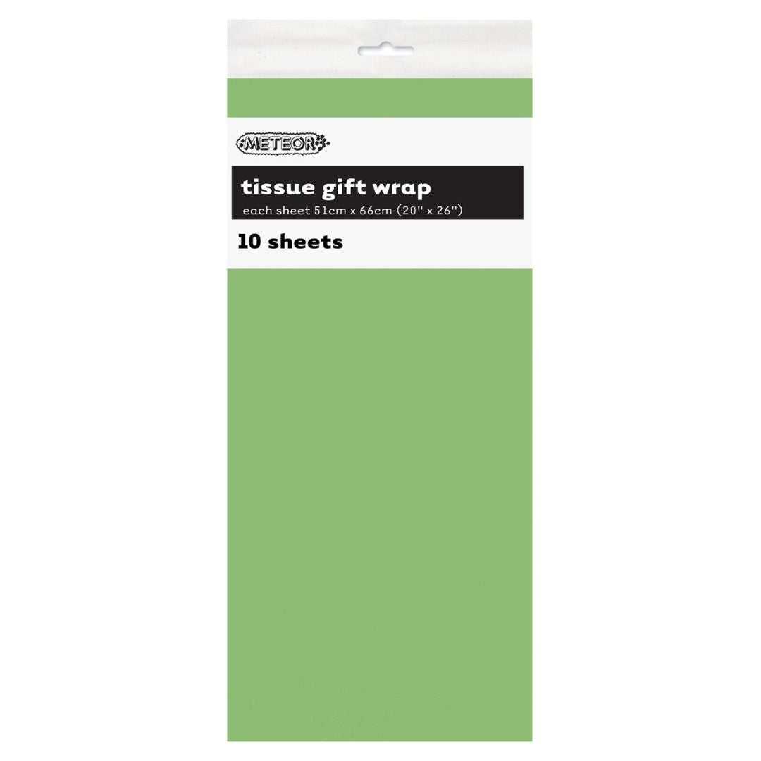 Tissue Paper Sheets 10pk - Apple Green