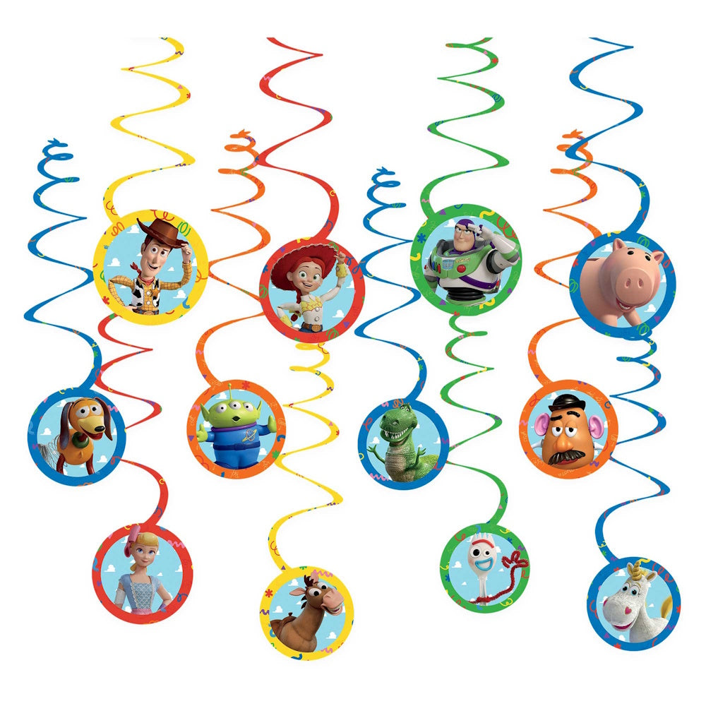 Toy Story Hanging Spiral Decorations