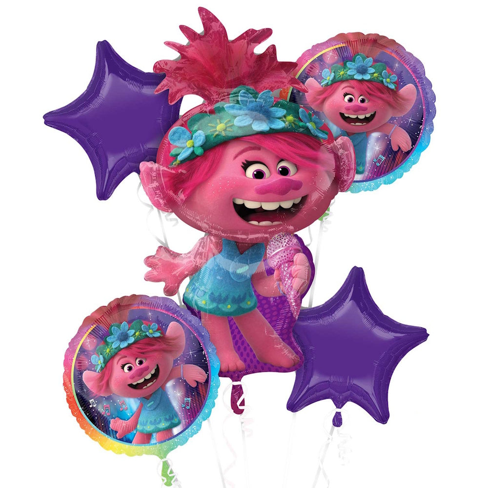 Trolls Foil Balloon Bouquet