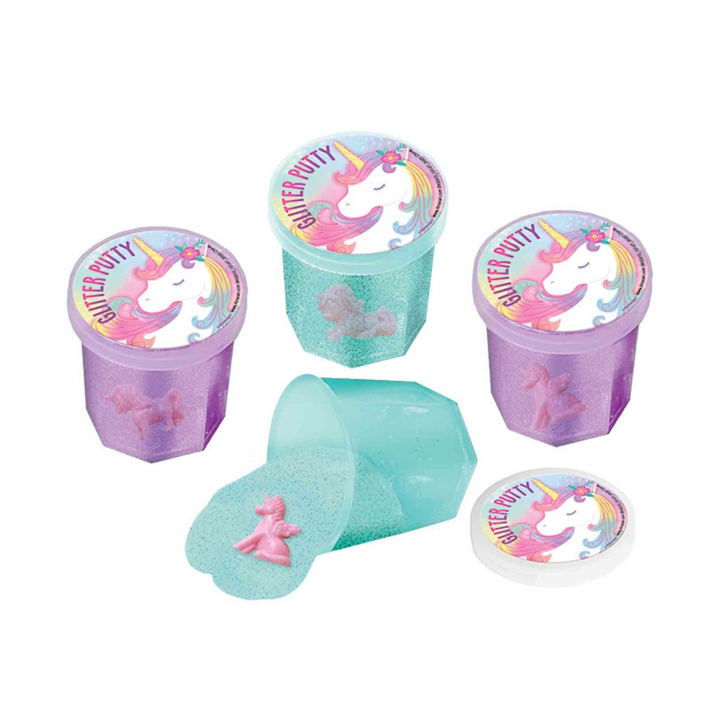 Unicorn Glitter Putty 12pk