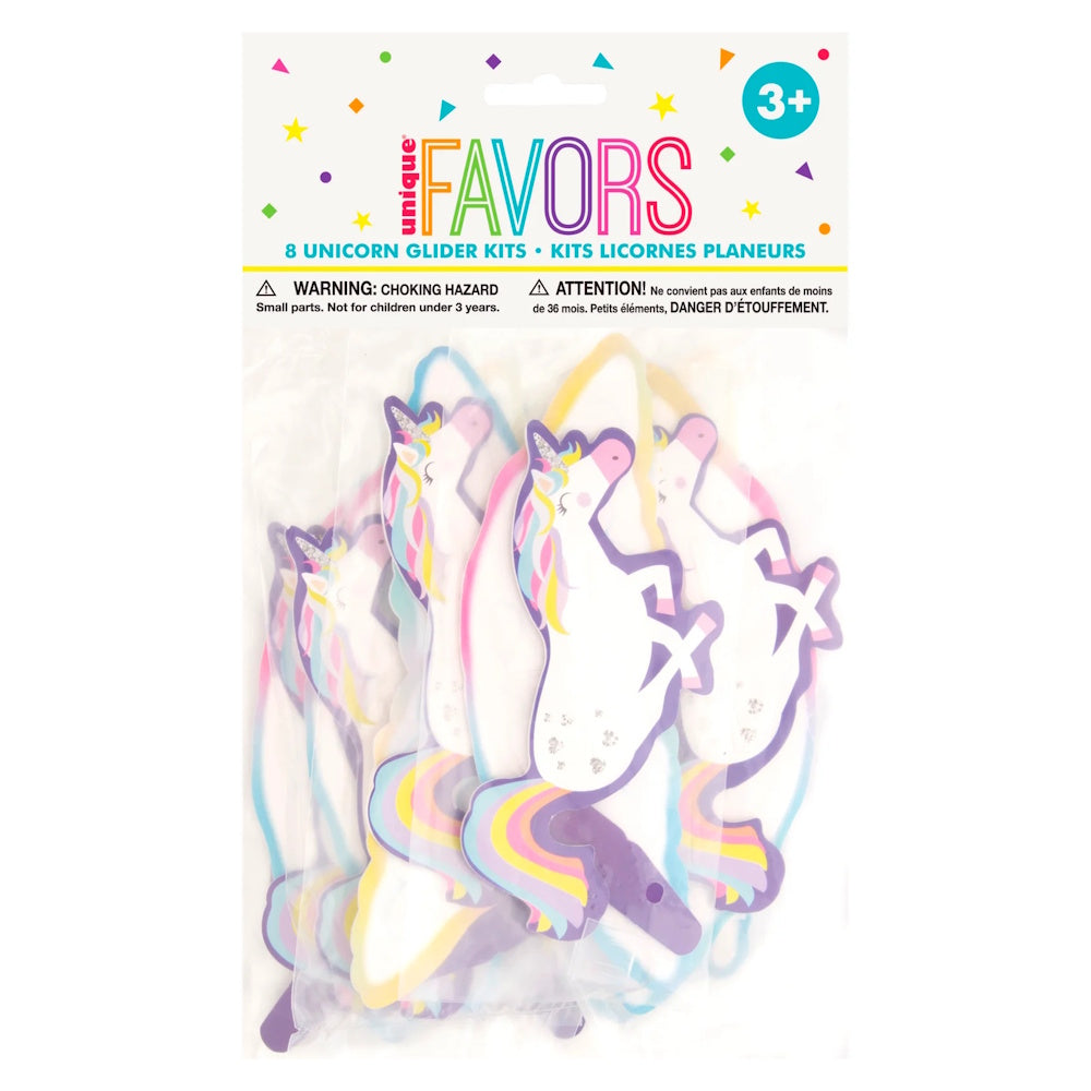 Unicorn Party Time Unicorn Gliders 8pk