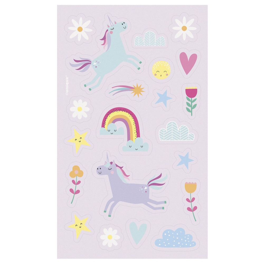 Unicorn Sticker Sheets 4pk