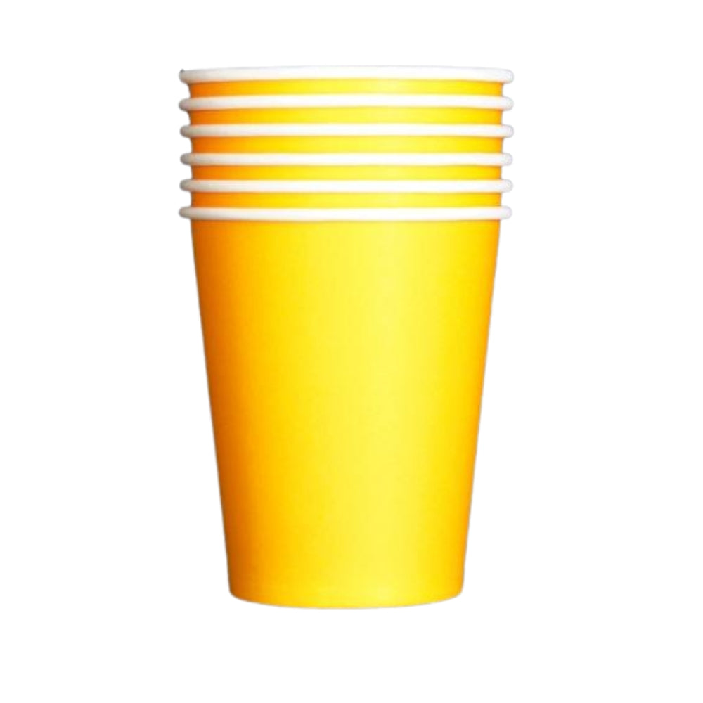 Value Party Cups 20pk - Yellow